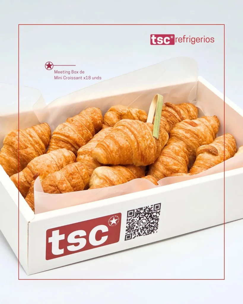 Caja Pasabocas de MiniCroissant para reuniones empresariales o familiares