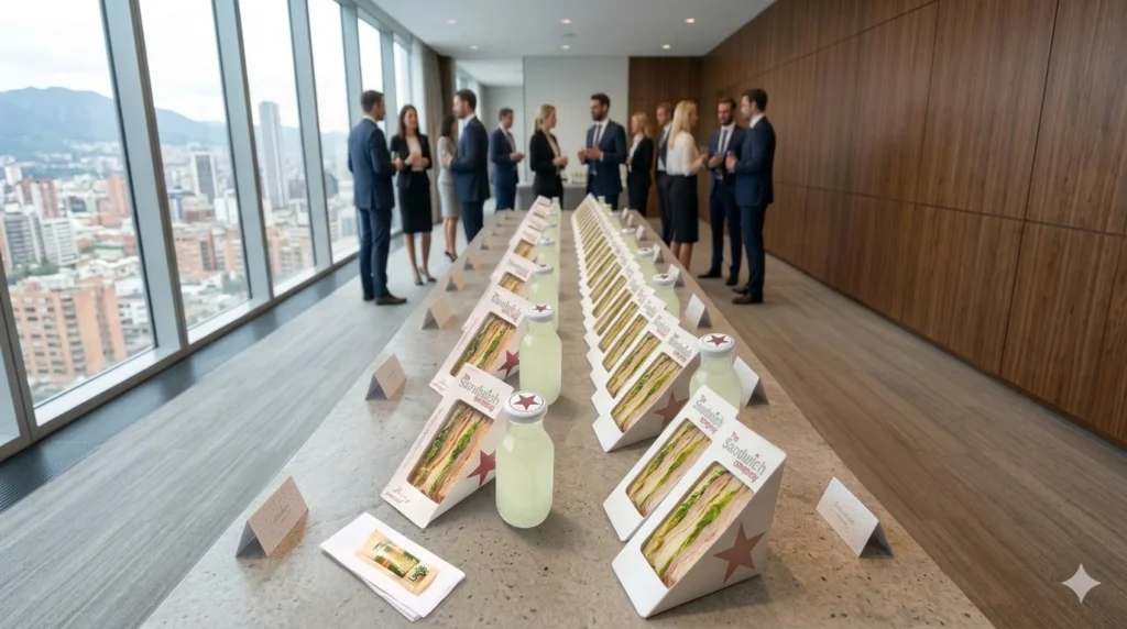 Refrigerios Sandwich en Reuniones de empresas
