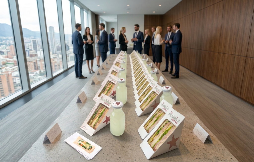 Sandwich de Jamón & Queso para reuniones en empresas y eventos