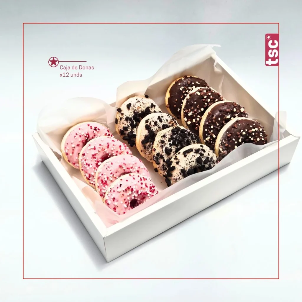 Caja de Donuts x12 unds