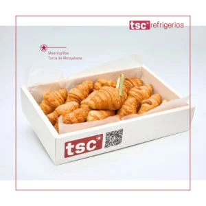 Caja de mini Croissant para reuniones y eventos en Bogota